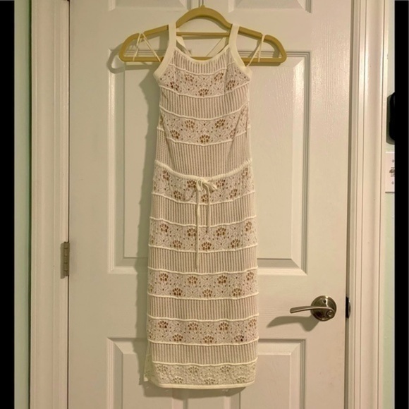 Rachel Roy Cream & Tan MIDI Dress Size XS - Picture 1 of 7